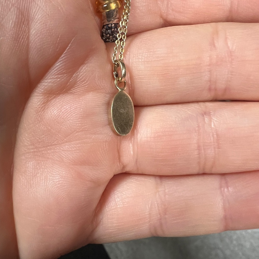 14k Gold Australian Opal Pendant - Picture 9 of 13